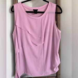 Ann Taylor Factory, size XL. Baby pink with front detailing/layers.